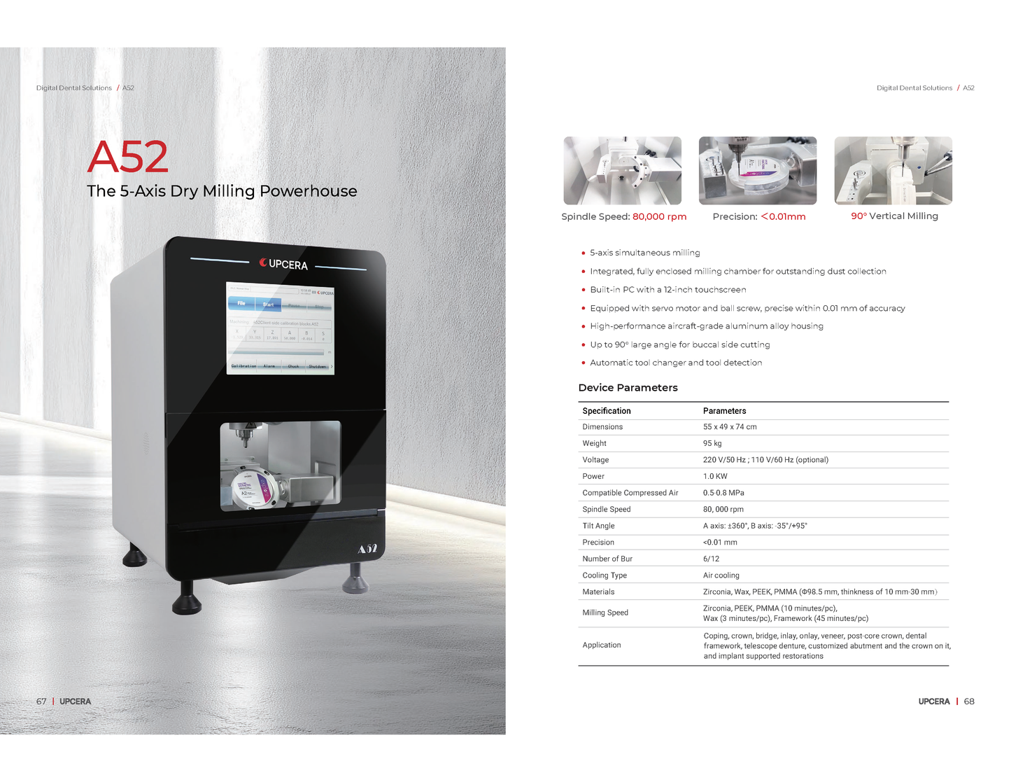 5-Axis Dry Milling Powerhouse - A52